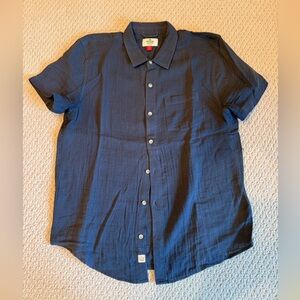 Marine Layer faded black Button-Up Shirt size M